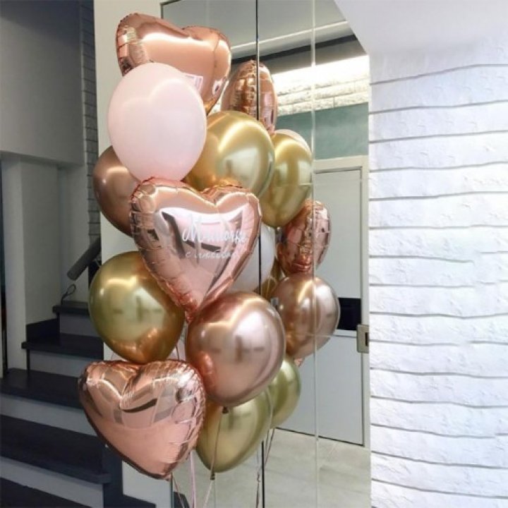 Фонтан шаров "От сердечка" в Саранске