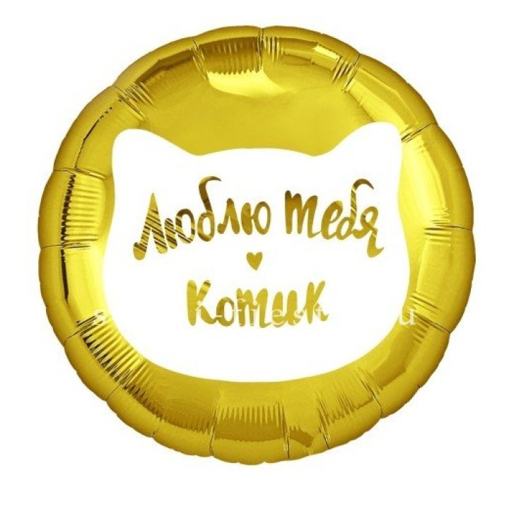 Фольгированный шар "Люблю тебя, Котик" в Саранске