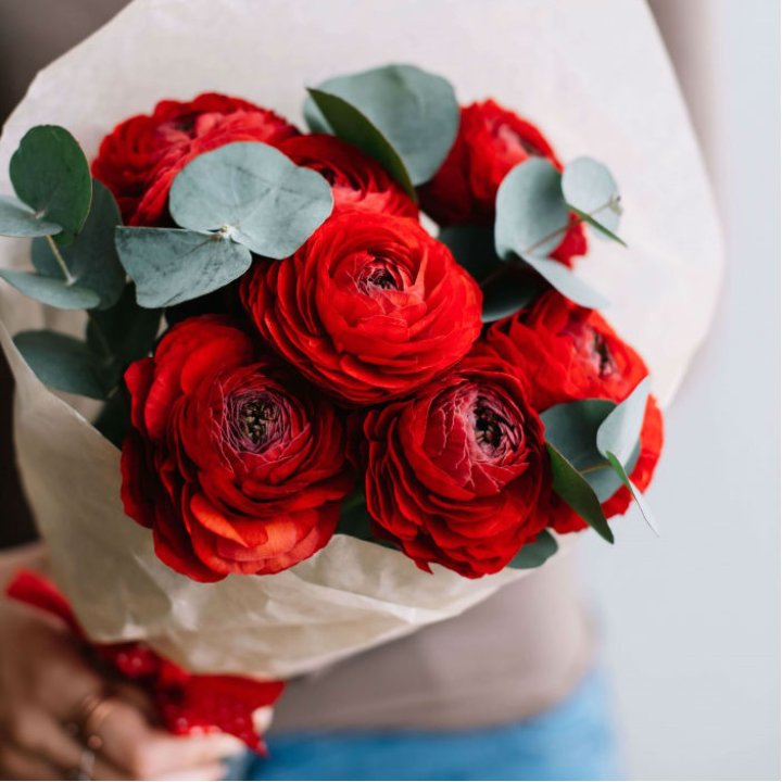 Букет ранункулюсов  в Саранске