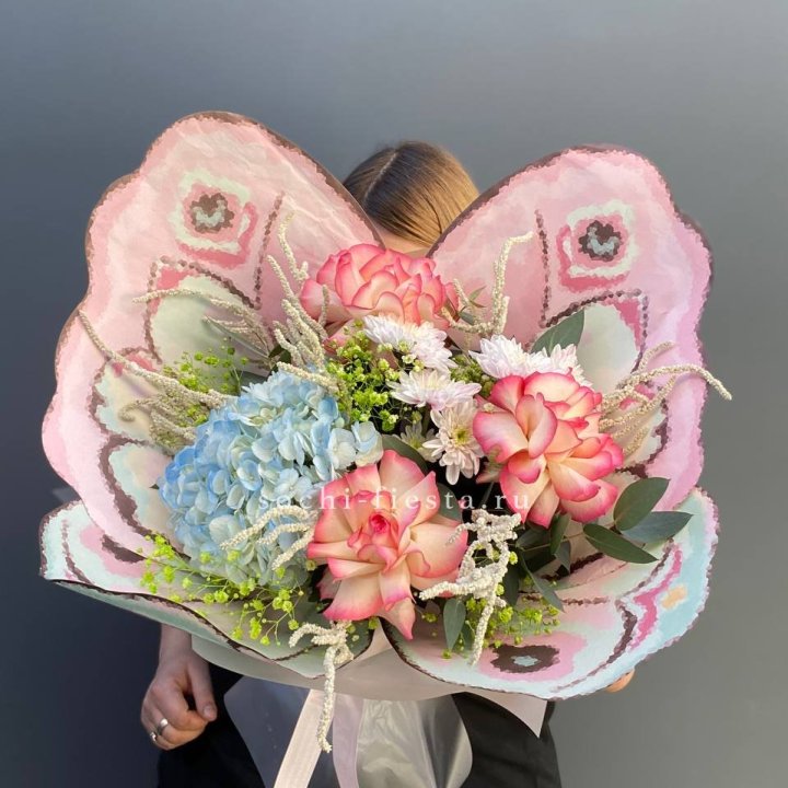 Дизайнерский букет бабочка №5 в Саранске