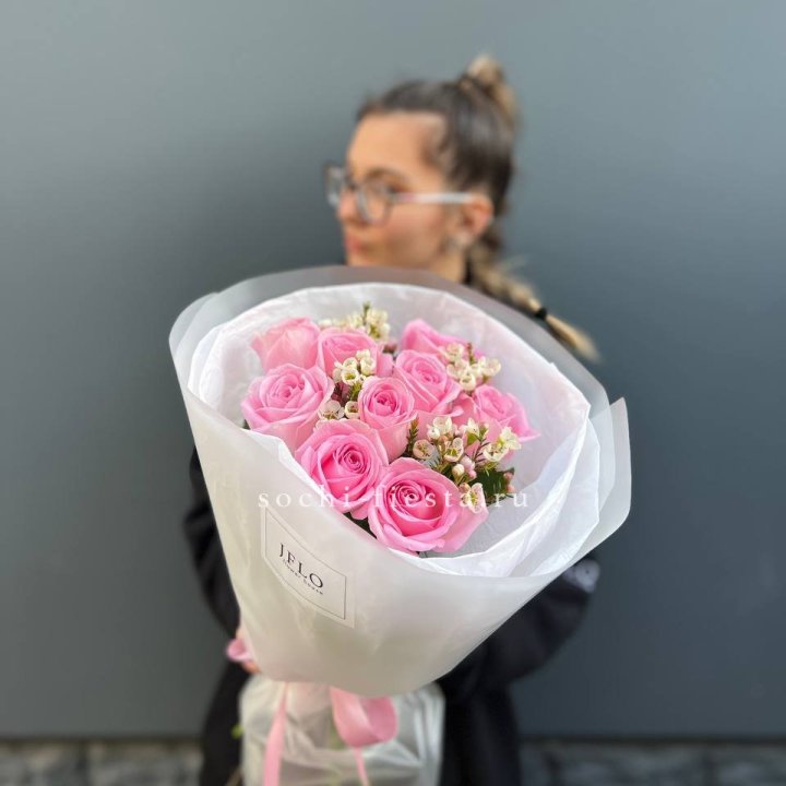 Букет розовых роз  в Саранске