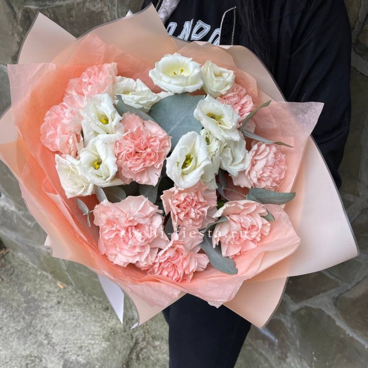  Букет диантусов "Пич" в Саранске