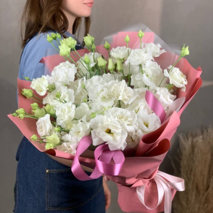 Букет эустом "Пудра" в Саранске