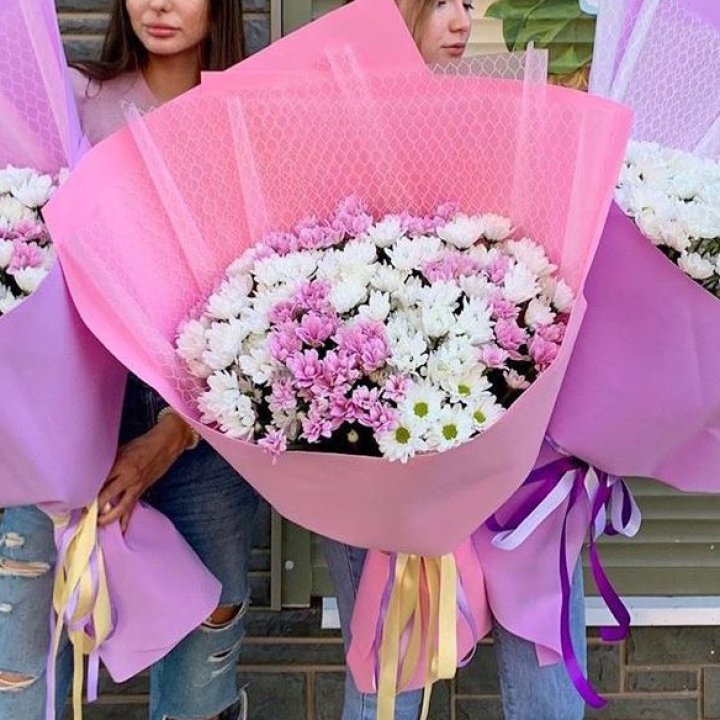 Букет хризантем №3 в Саранске