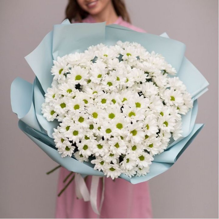  Букет хризантем "Бон-бон" в Саранске