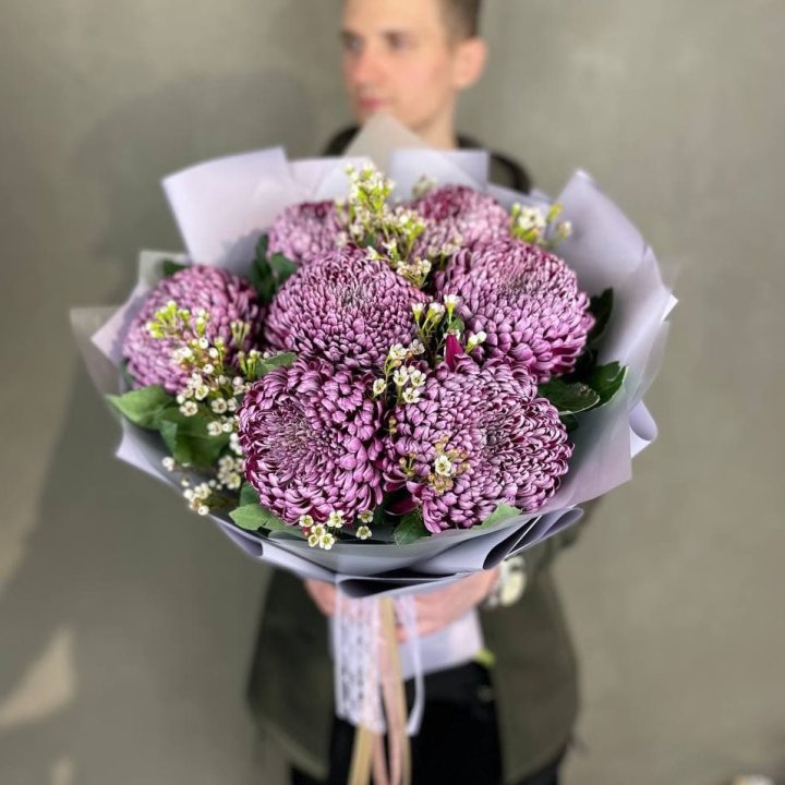 Букет хризантем "Палермо" в Саранске
