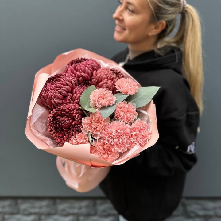 Дуо диантусы и бигуди в Саранске