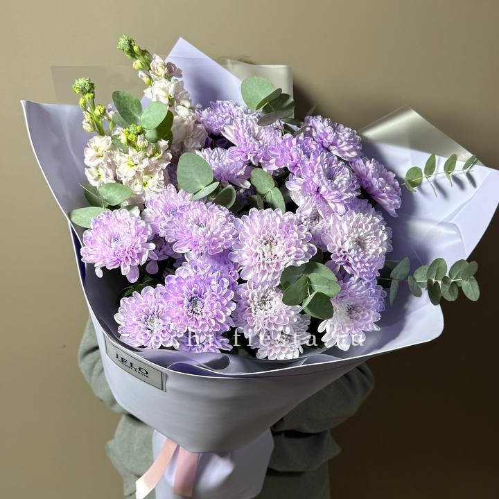 Дуо хризантема и маттиола в Саранске