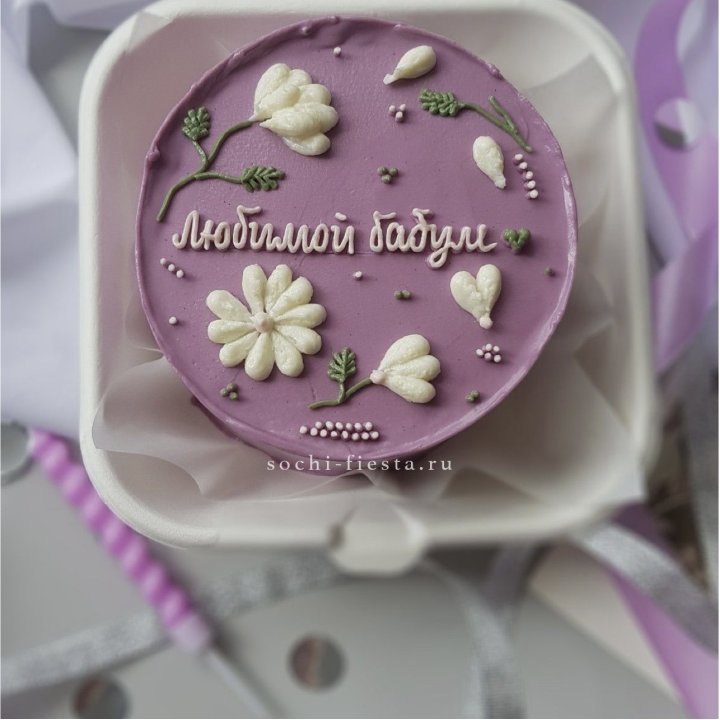 Бенто-торт "Любимой бабуле" в Саранске