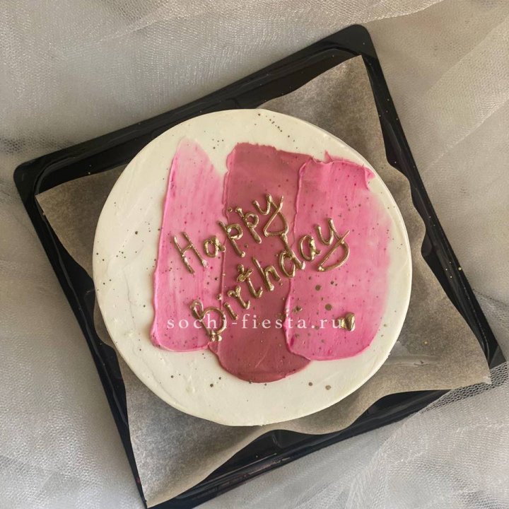 Бенто-торт "С днём рождения" пастель в Саранске