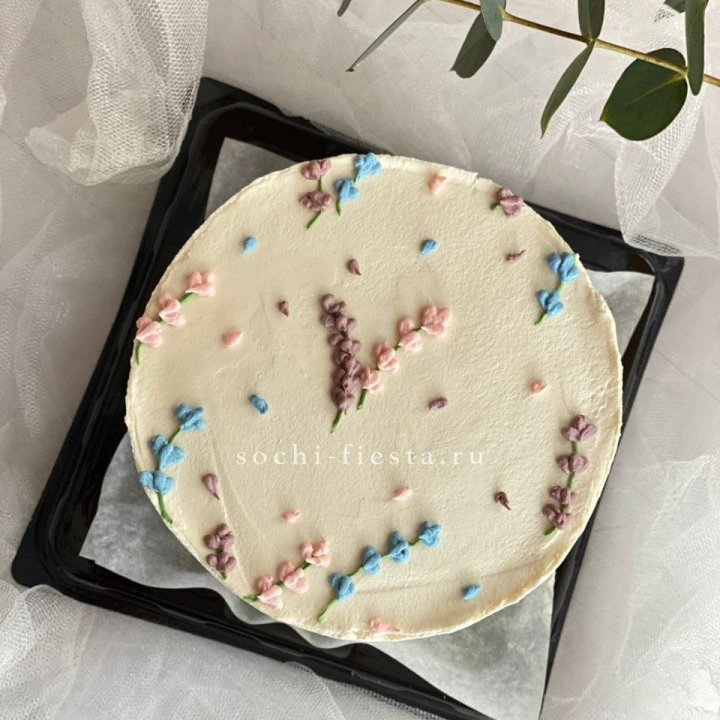 Бенто-торт "Лаванда" в Саранске