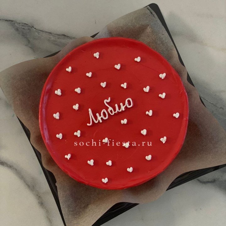 Бенто-торт "Люблю" в Саранске