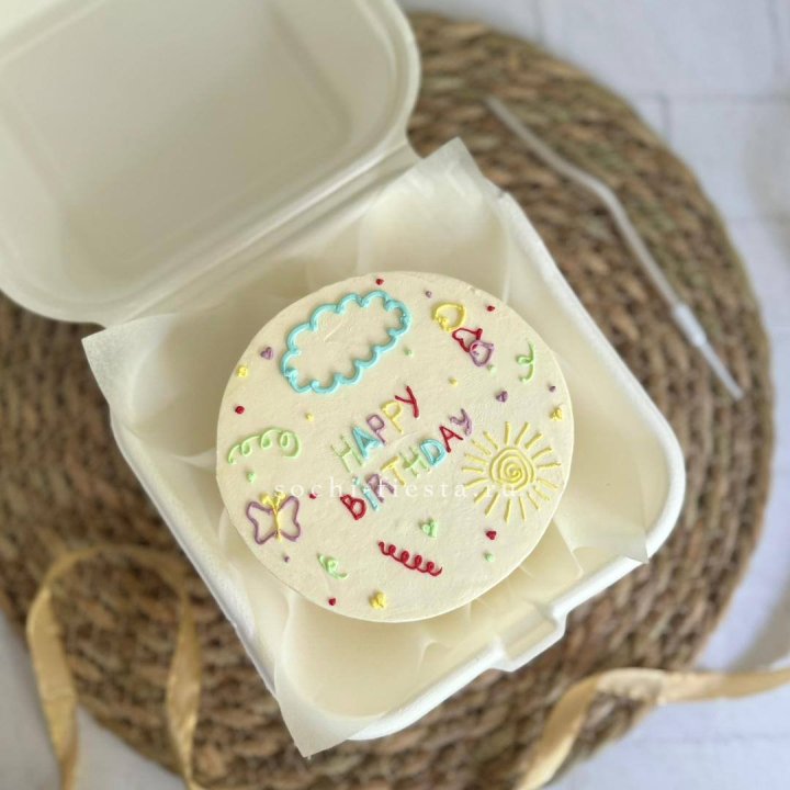 Бенто-торт "С днем рождения!"  в Саранске