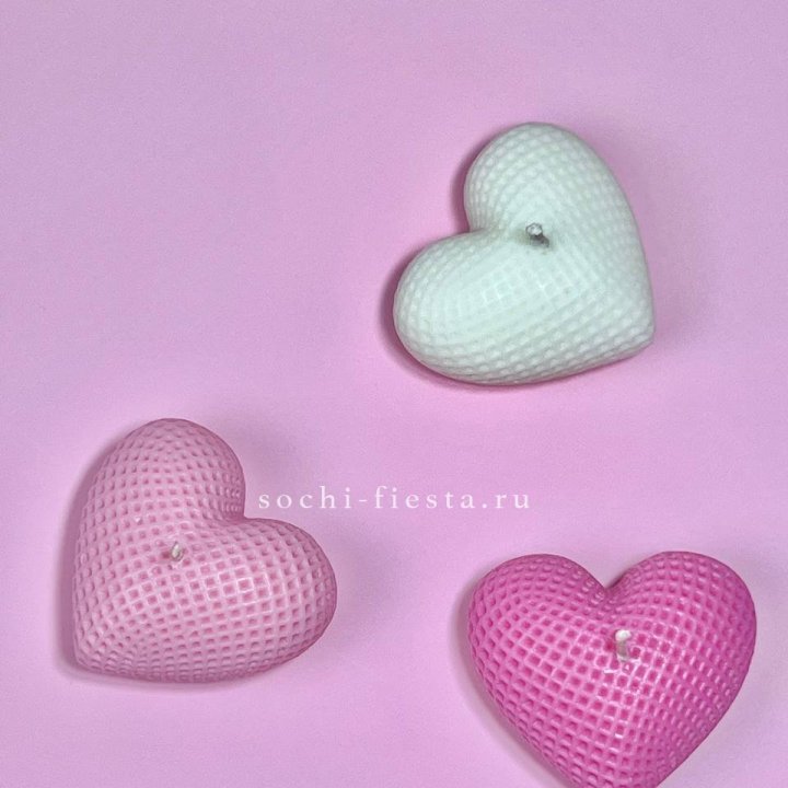 Набор свеч сердец в Саранске