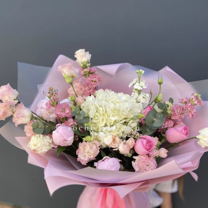 Дизайнерский букет "Фламинго" в Саранске