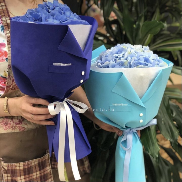 Букет с гортензией с пиджаком в Саранске