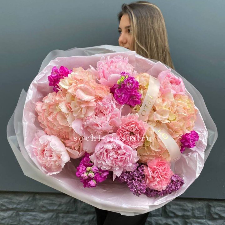  Букет "Фловер пионс" в Саранске