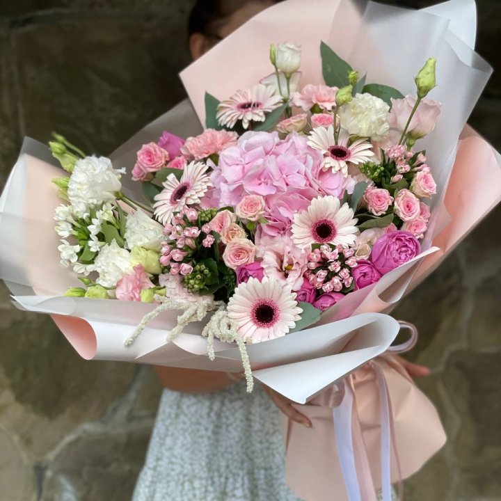 Авторский букет Пич в Саранске