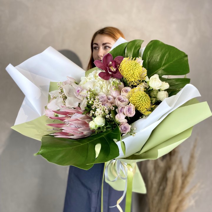 Дизайнерский букет экзотики в Саранске