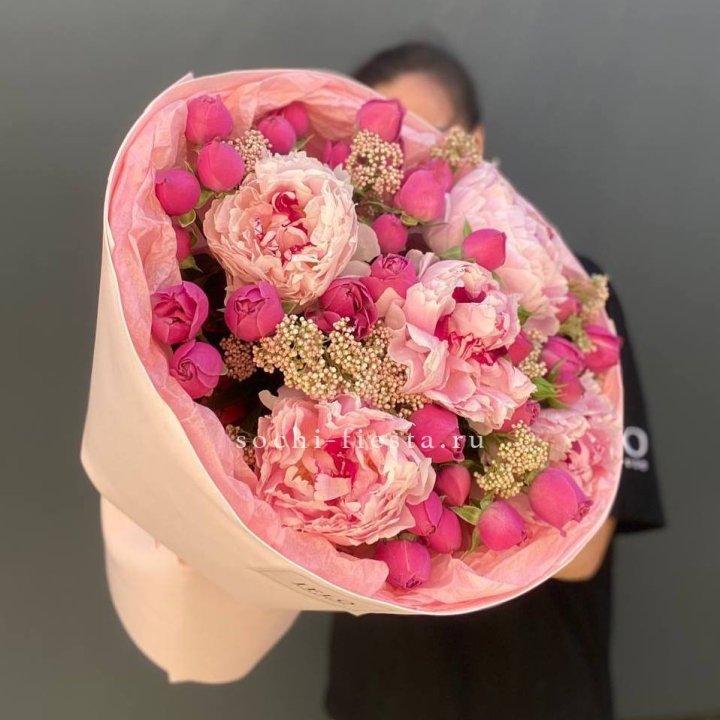  Букет с пионами "Преференс" в Саранске