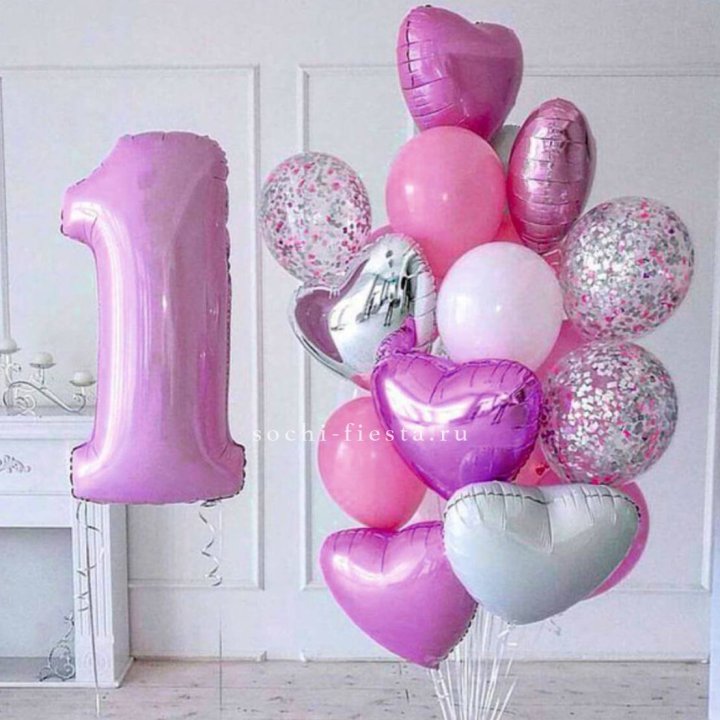 Набор шаров "С днем рождения" в Саранске