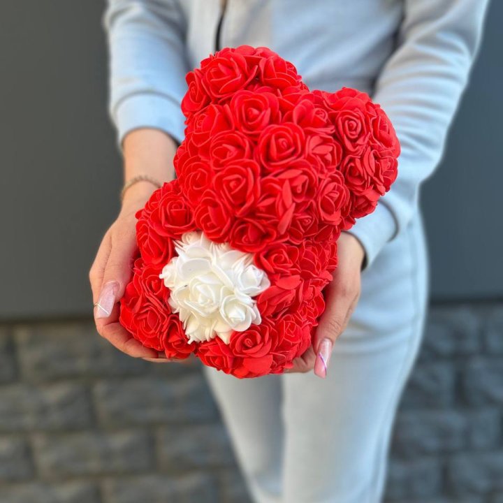 Медведь с белым сердцем в Саранске