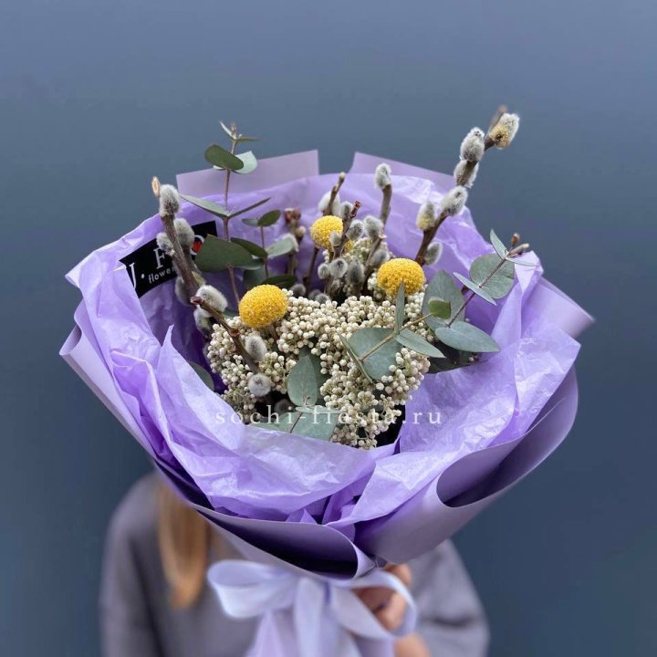 Букет с Вербой №1 в Саранске