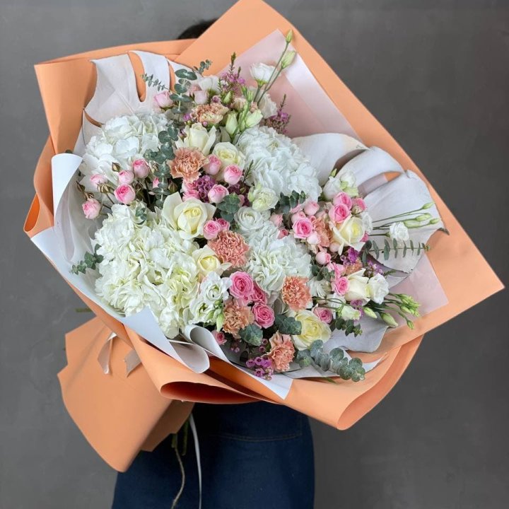 Макси-букет кремовый в Саранске