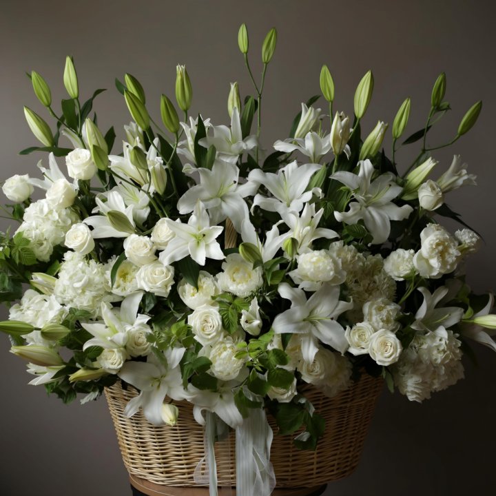 Цветочная корзина макси №3 в Саранске