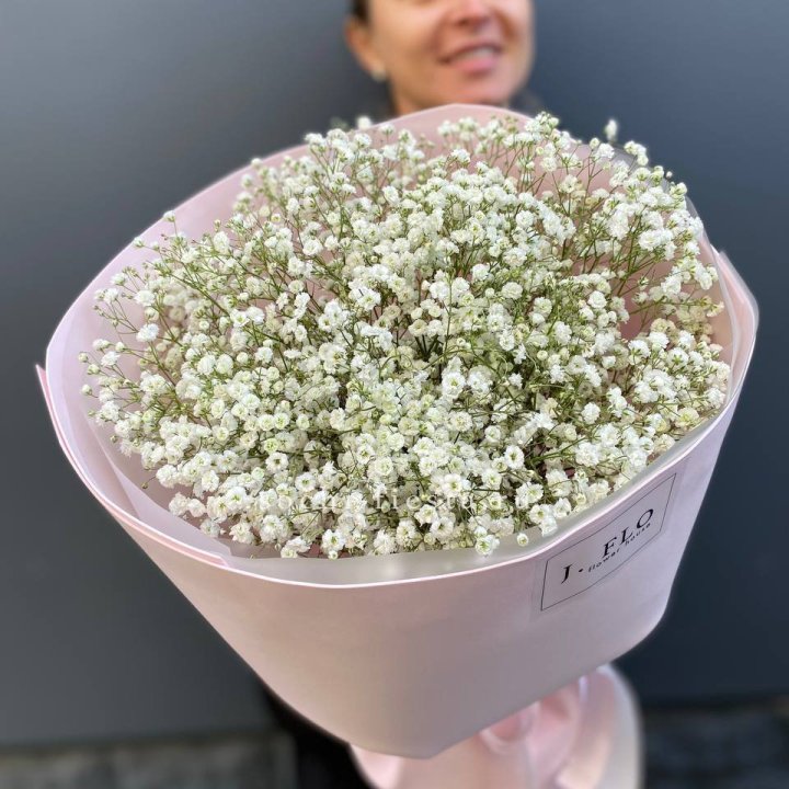 11 белых гипсофил в фоамиране в Саранске