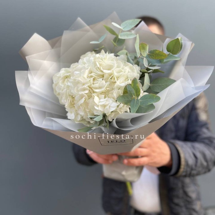  Букет  из белой гортензии в Саранске