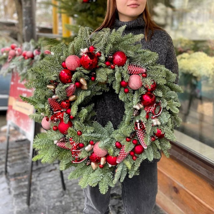 Рождественский венок  в Саранске