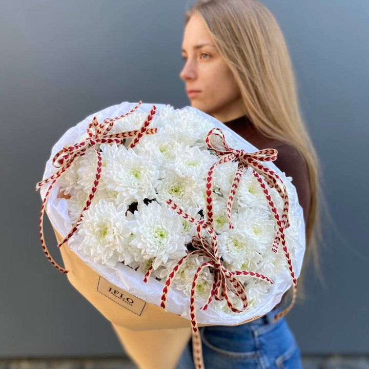 Букет "Хризантемы с любовью" в Саранске