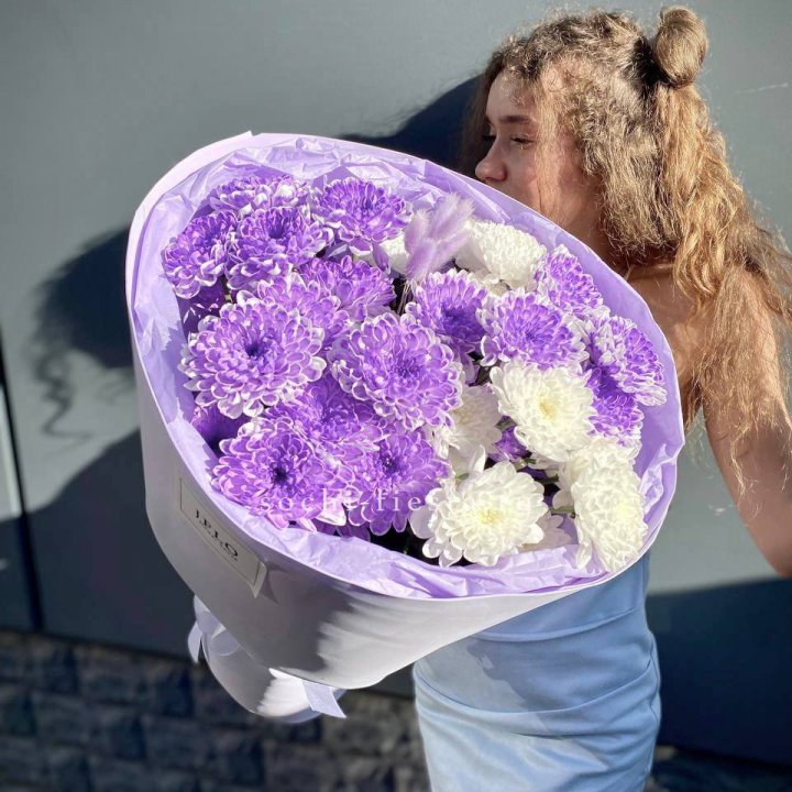  Букет хризантем "Сирена" в Саранске