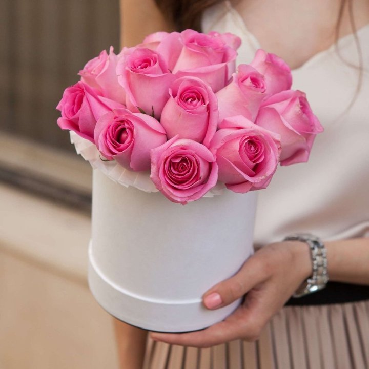 15 роз в боксе Кэтрин в Саранске