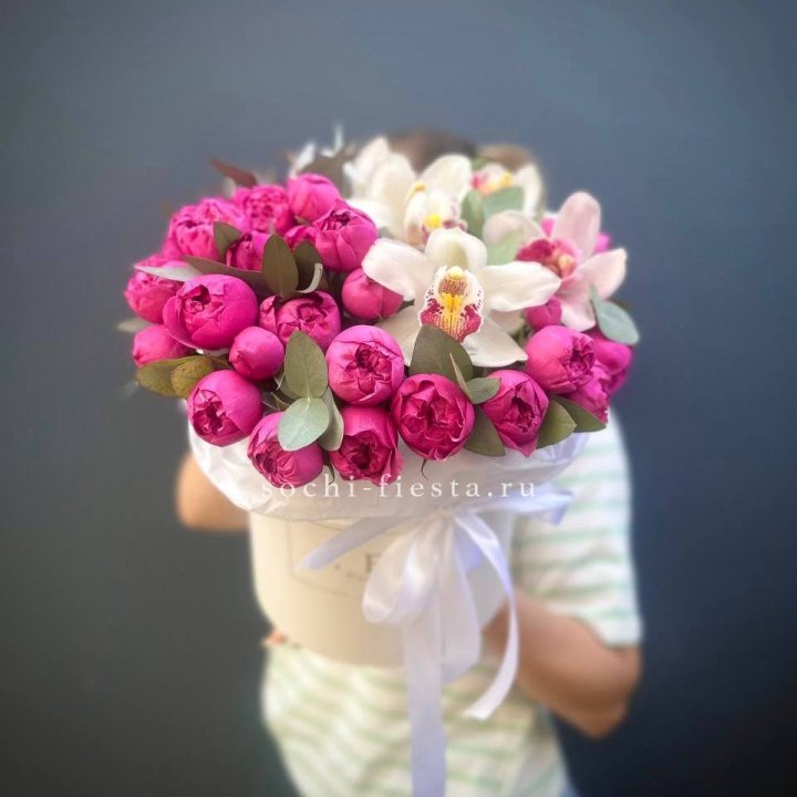 Бокс дуо мисти и орхидеи в Саранске