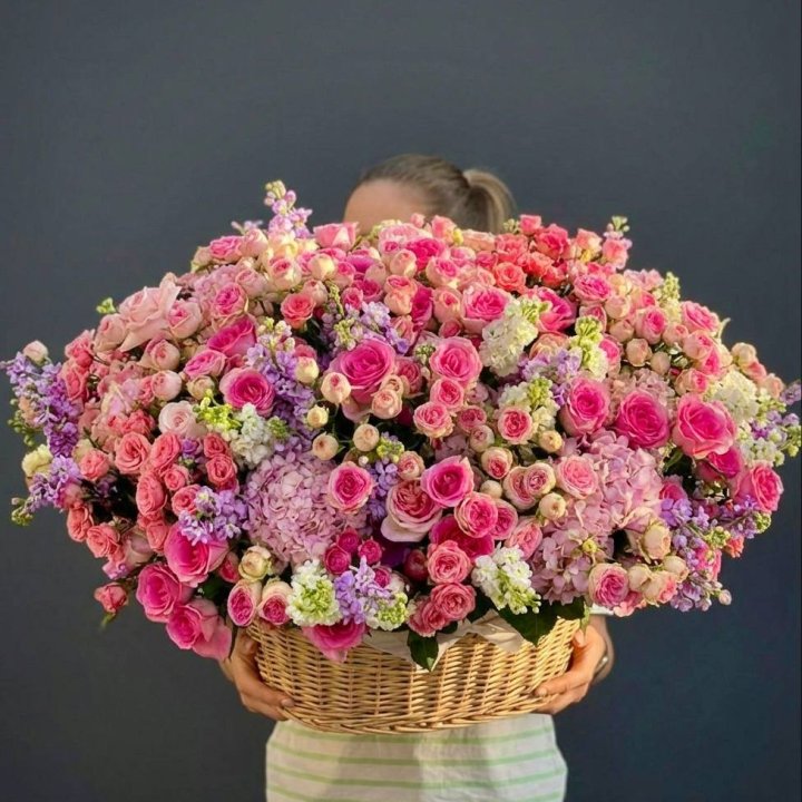 Цветочная корзина гигант №5 в Саранске