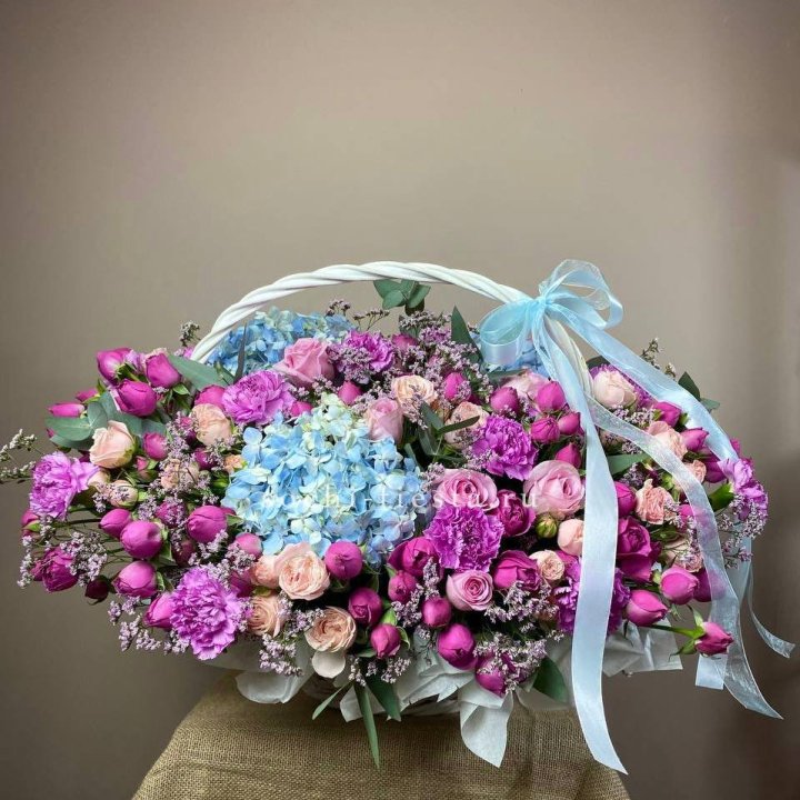 Авторская корзина "Лавандерия" в Саранске