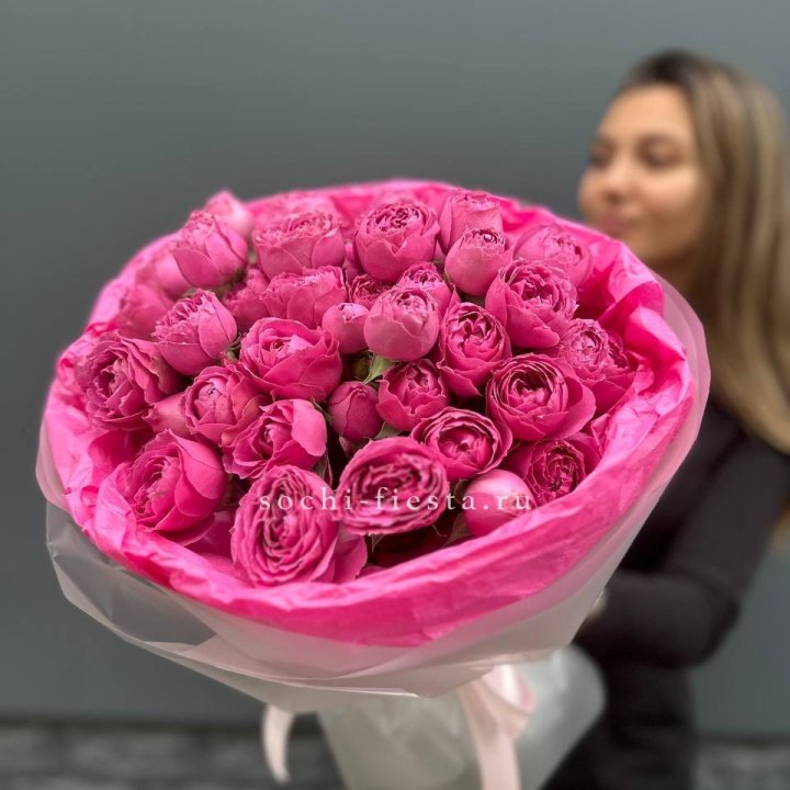 Букет из пионовидных роз  в Саранске