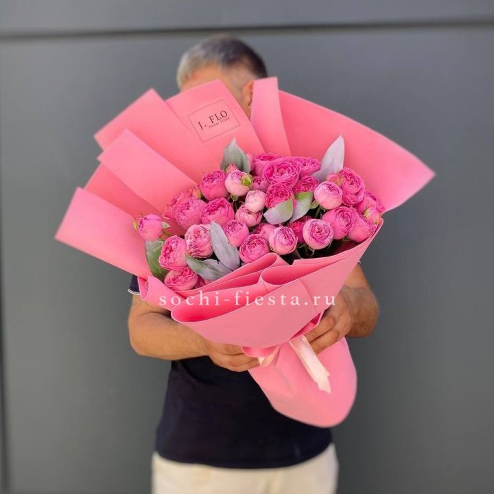 Пионовидные розы баблс №2 в Саранске