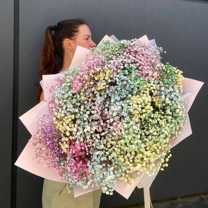 Пышный букет из гипсофил  в Саранске