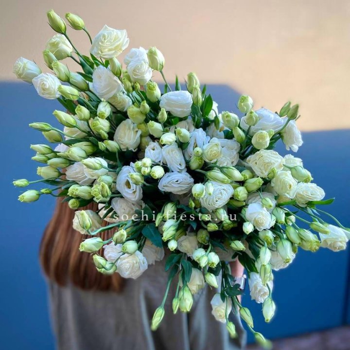 Охапка эустомы в Саранске