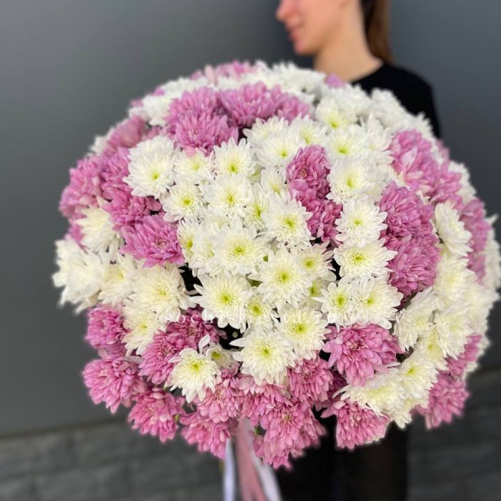  Букет 25 хризантем микс в Саранске