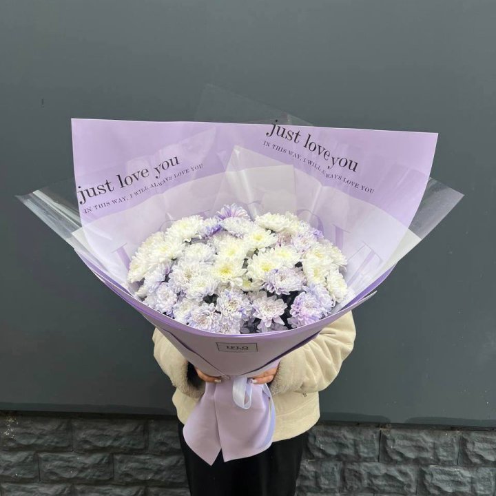 9 воздушных хризантем в Саранске