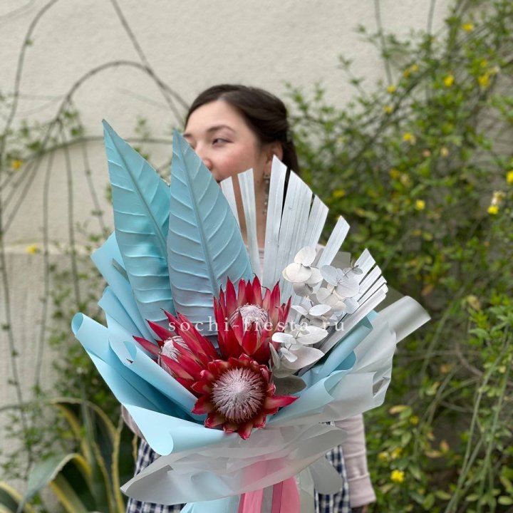 Букет из протеи "Клеопатра-2" в Саранске