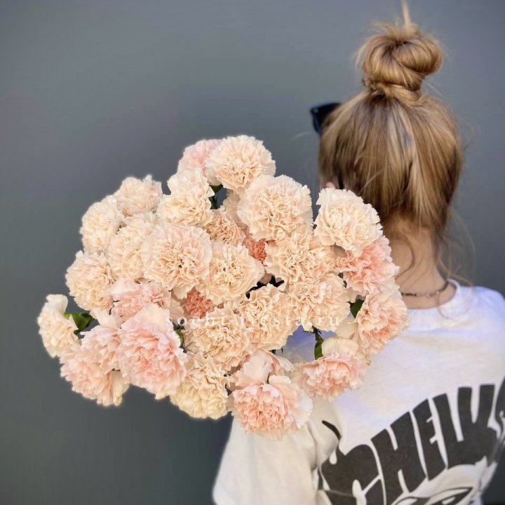 Охапка диантусов  в Саранске