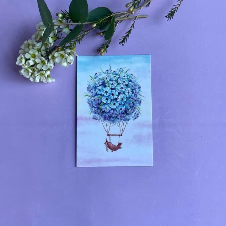 Открытка к букету "Флоростат" в Саранске