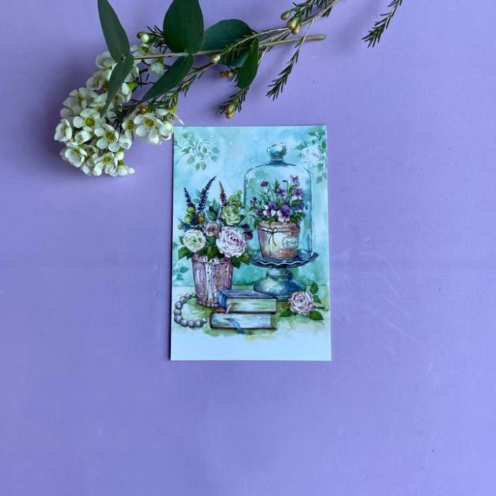 Открытка к букету "Книги" в Саранске