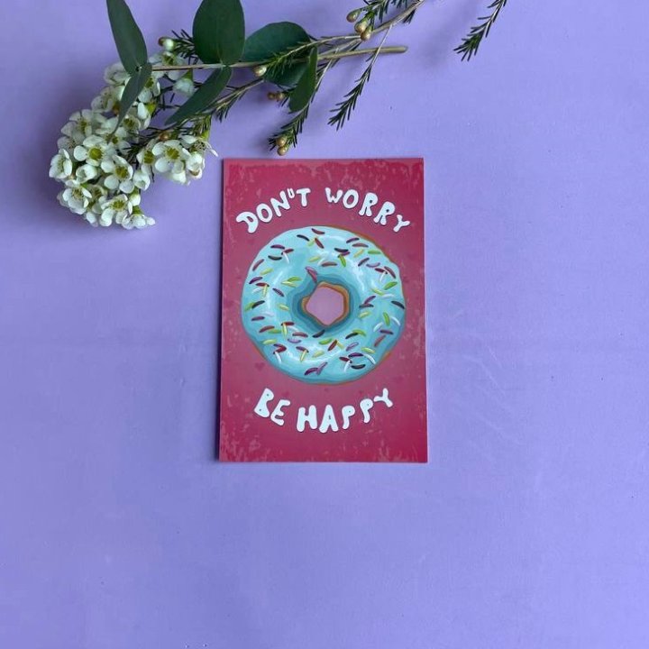 Открытка к букету "Не волнуйся..." в Саранске