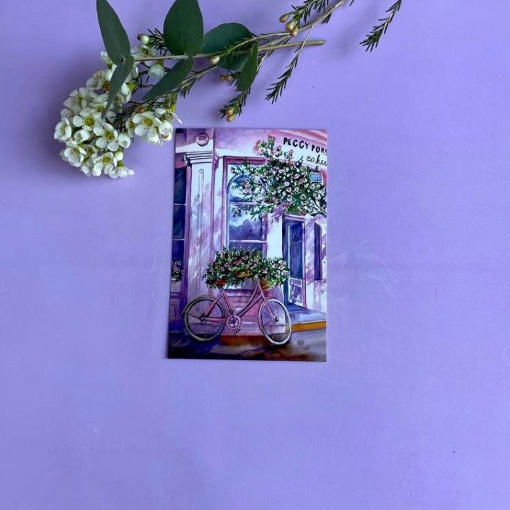 Открытка к букету "Розовый" в Саранске